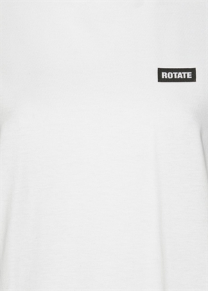 Large tee w. Ruffle Bright White ROTATE